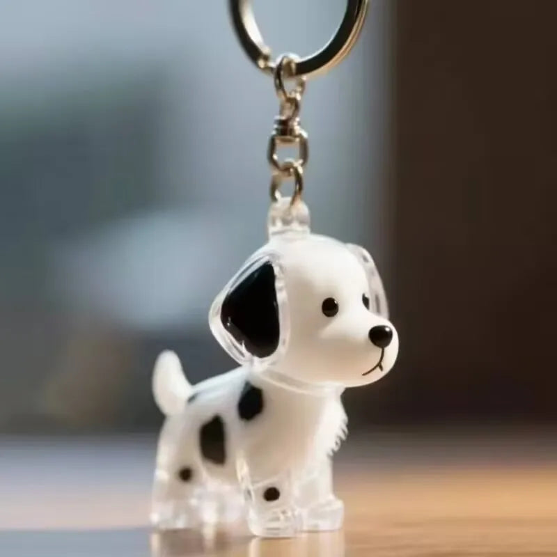 Dog Fur Keepsake Pendant for Keychain -  Puppy Hair Storage Container for Pet Lovers