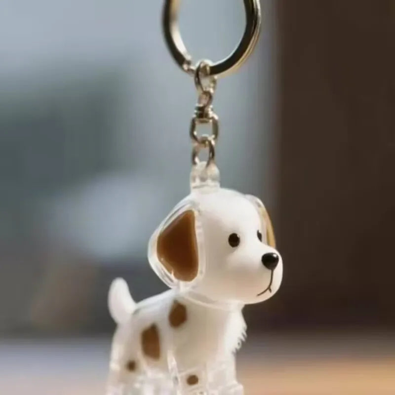 Dog Fur Keepsake Pendant for Keychain -  Puppy Hair Storage Container for Pet Lovers