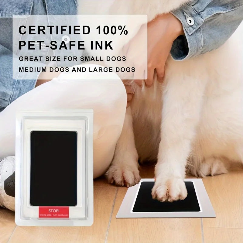Dog Paw Print Ink Pad - Touchless Ink Pad - Footprint Pad For Memorial
